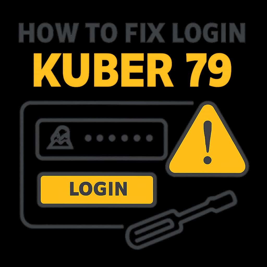 Diagram illustrating login troubleshooting for Kuber 79.