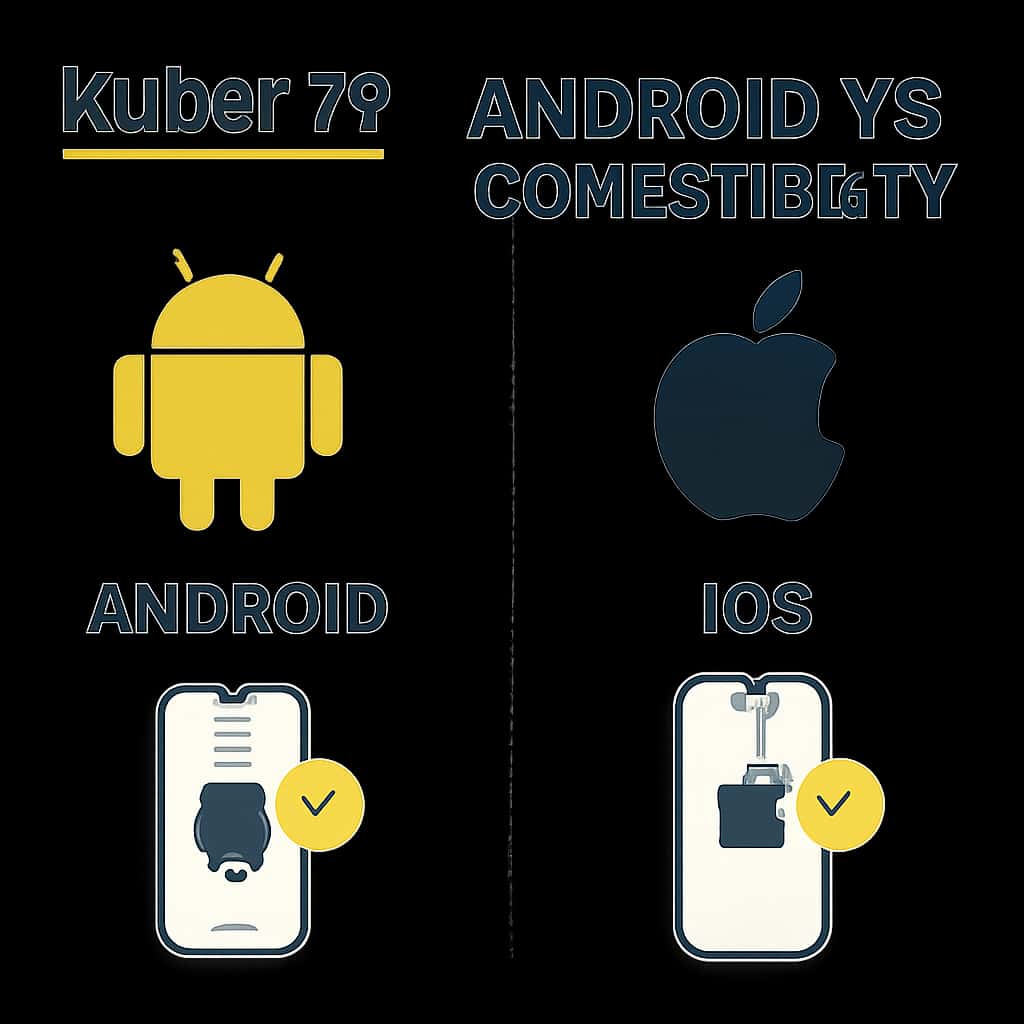 Diagram showing APK installation steps for Kuber 79.