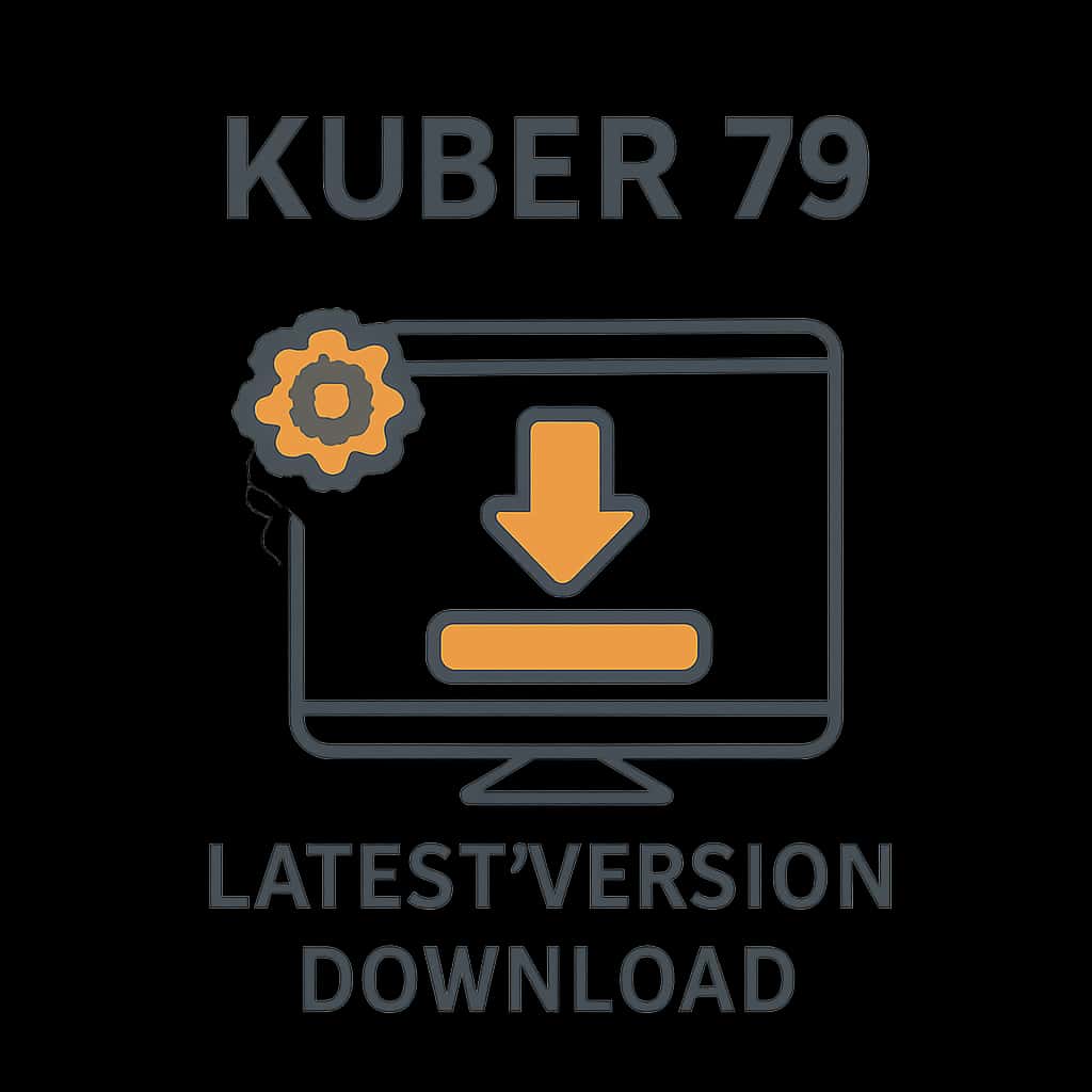 Illustration detailing the Kuber 79 download process.