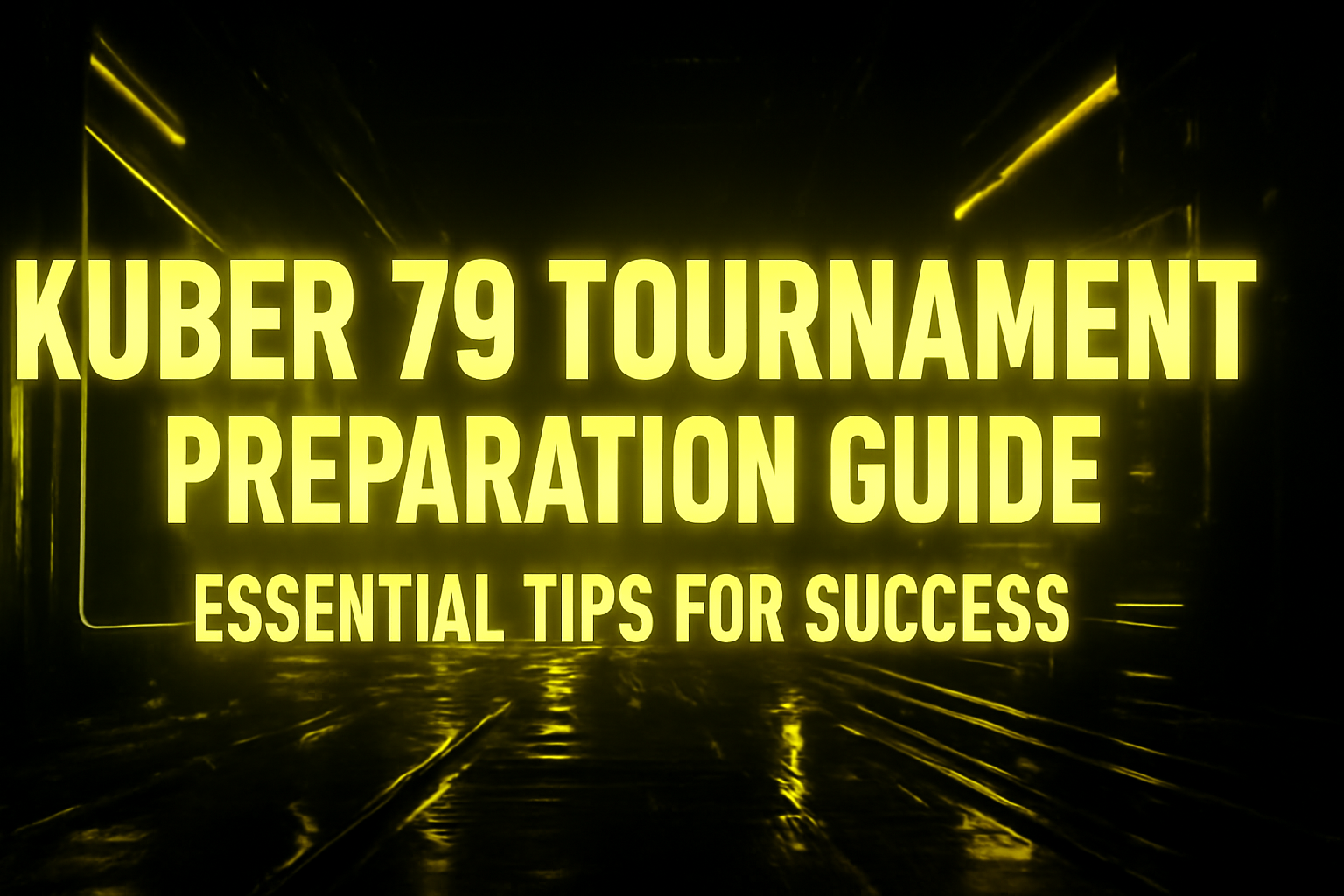 Informational scene about Kuber 79 Requirements with clear text.