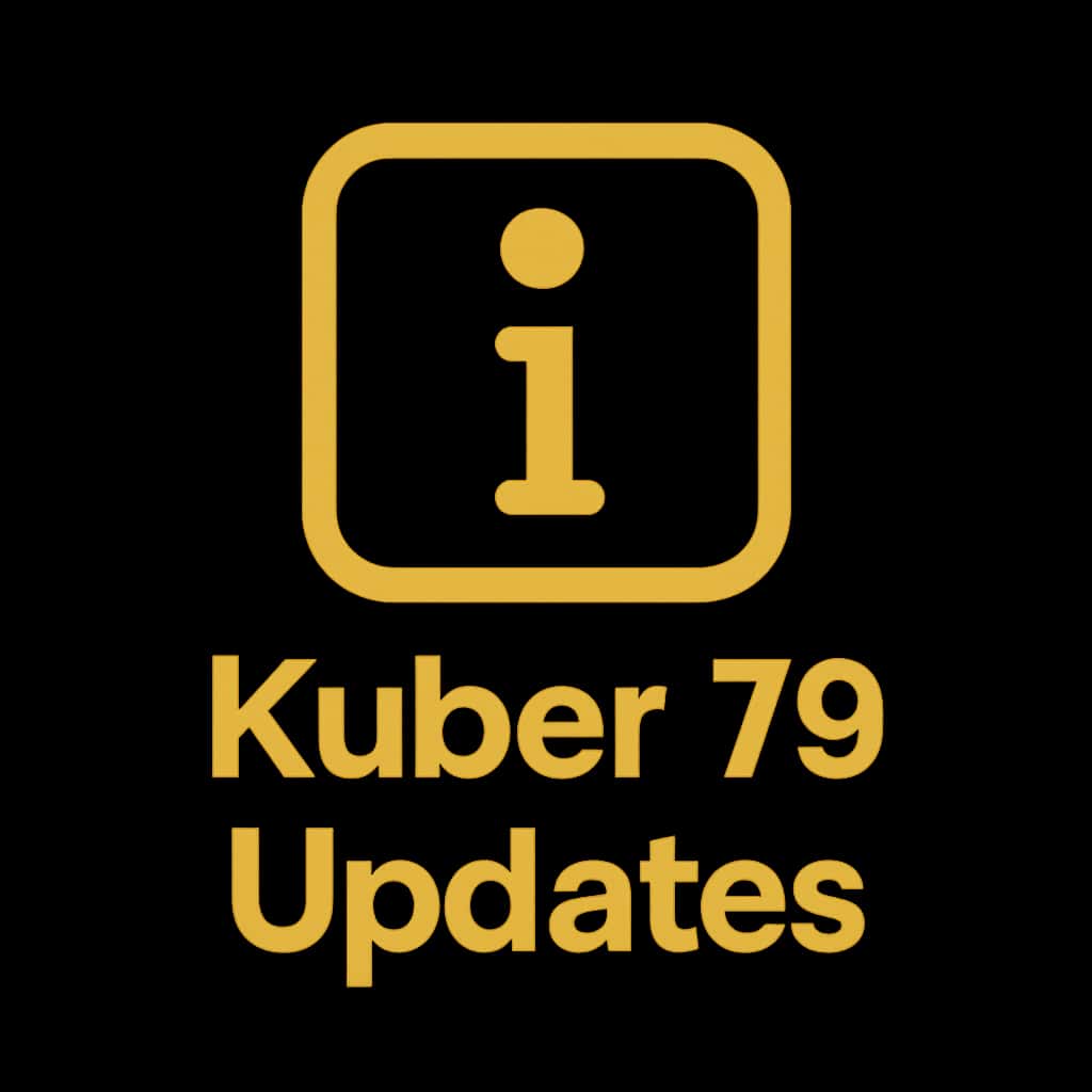 A professional badge for Kuber 79 Updates.